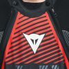 Dainese AUDAX D-ZIP 1PC PERF závodní kombinéza černá/fluo-červená vel.54